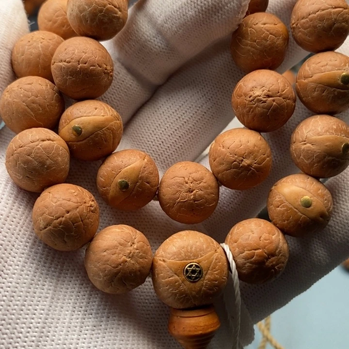 趣***轩凤眼菩提吊坠15mm手持铜钉