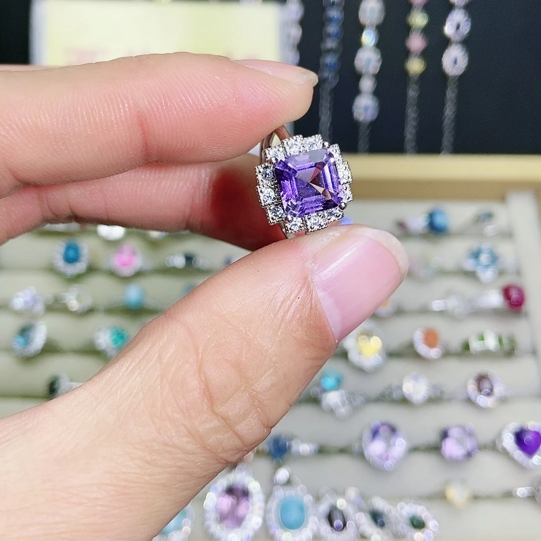 【闪购商品】未镶嵌戒指紫晶