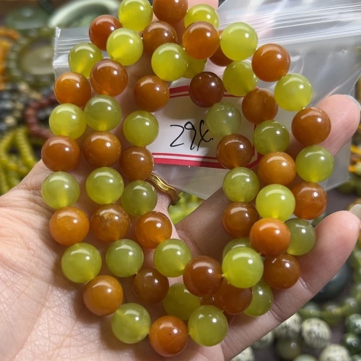 蛇纹石玉未镶嵌手链