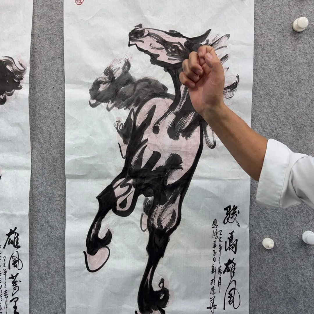 书法书法作品多次参加