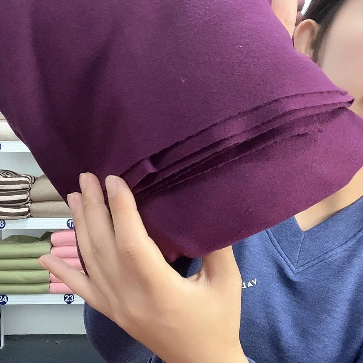 深紫色奥绒加厚布头