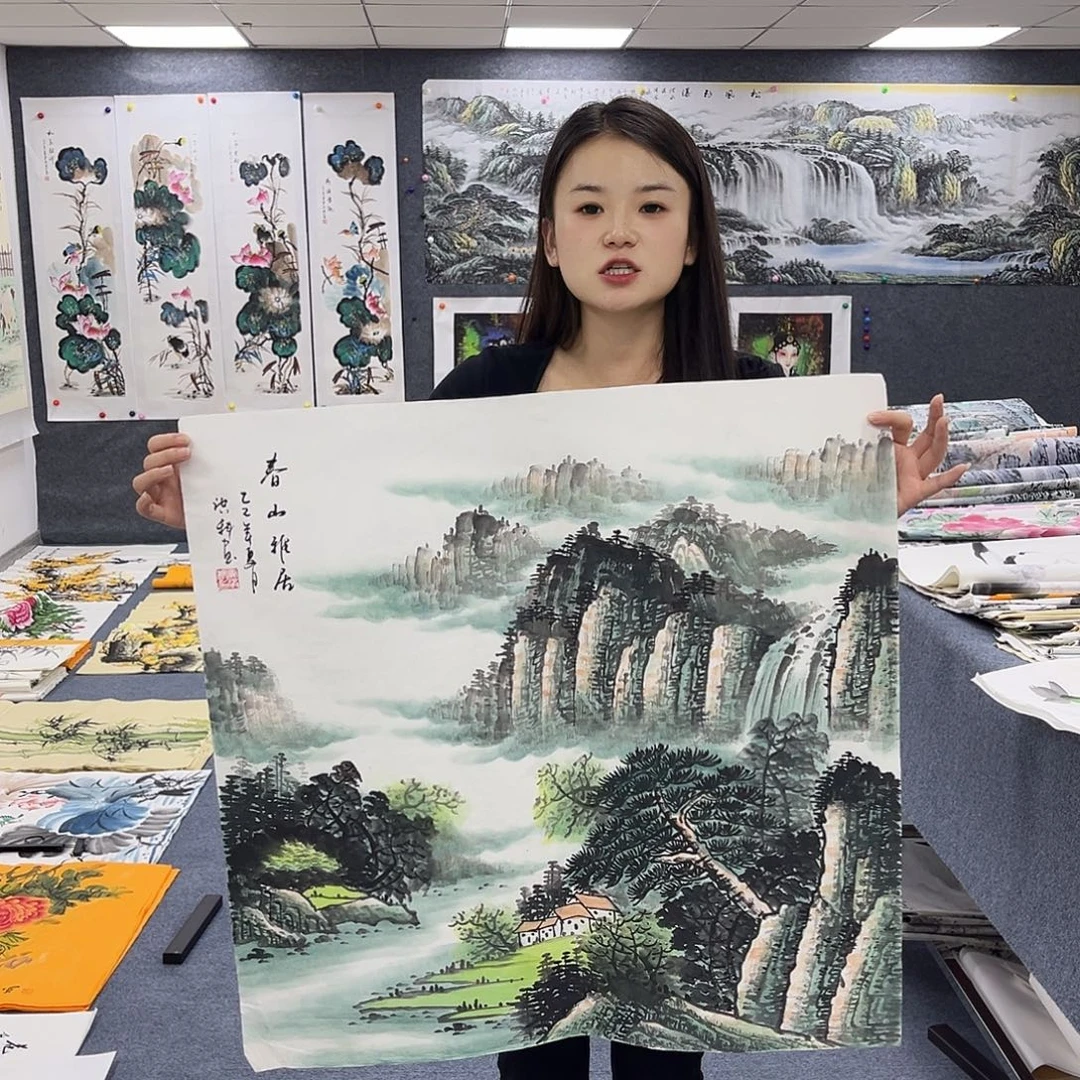 国画小姐姐放漏了……