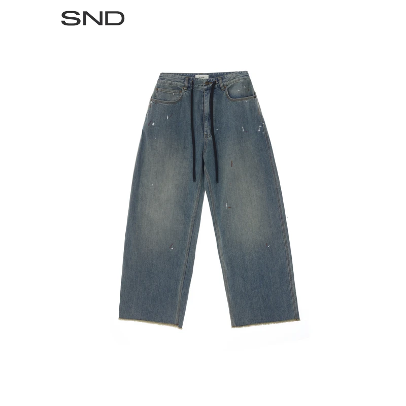 【ETHOR 设计师品牌】SND AW25 做旧水洗牛仔长裤女款