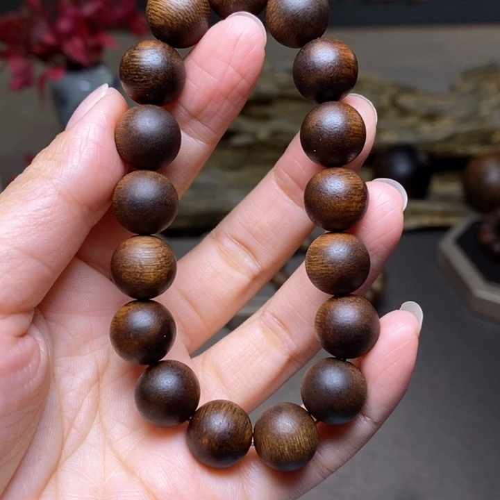 沉香手串越南芽庄玉化黄棋楠1.2