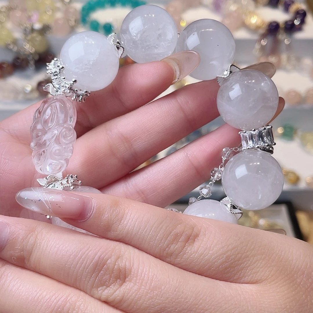 水晶手链合金?***悠尺寸