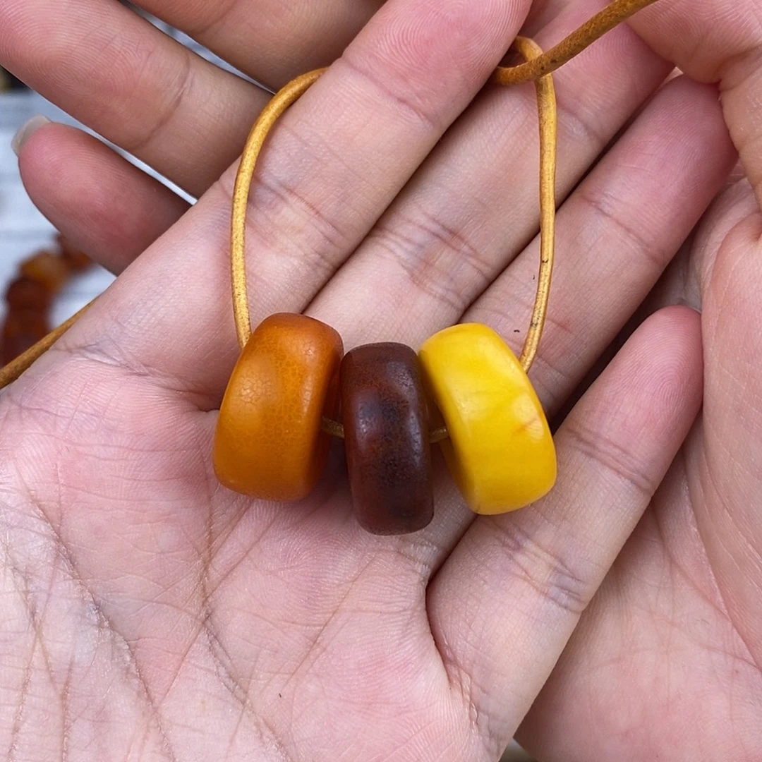 糖****裸石琥珀未镶嵌蜜蜡