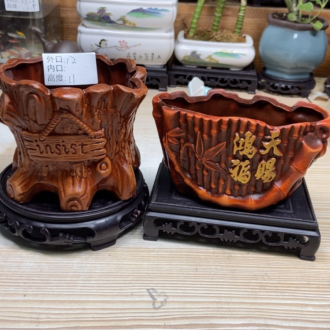 瓷片陶瓷花盆陶瓷艺术
