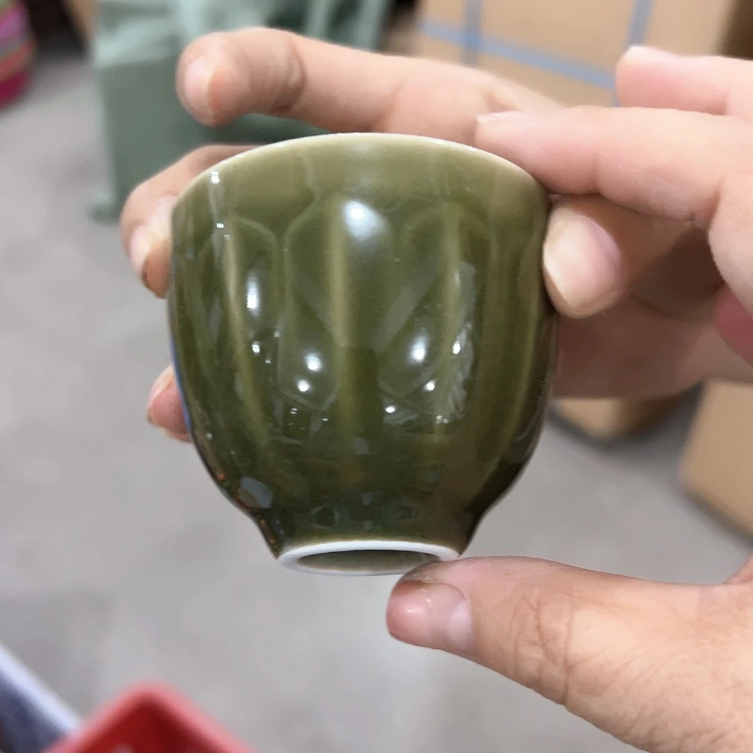 龙泉云间青瓷小米茶器