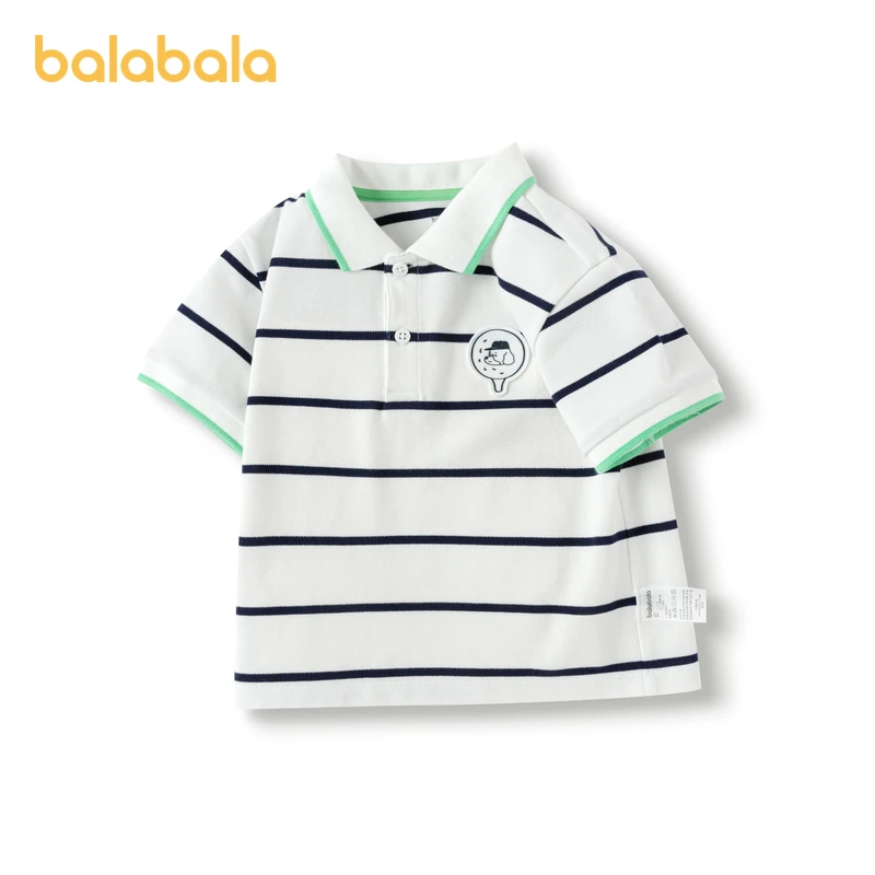 巴拉巴拉童装男幼童短袖T恤新款polo夏装201224117122