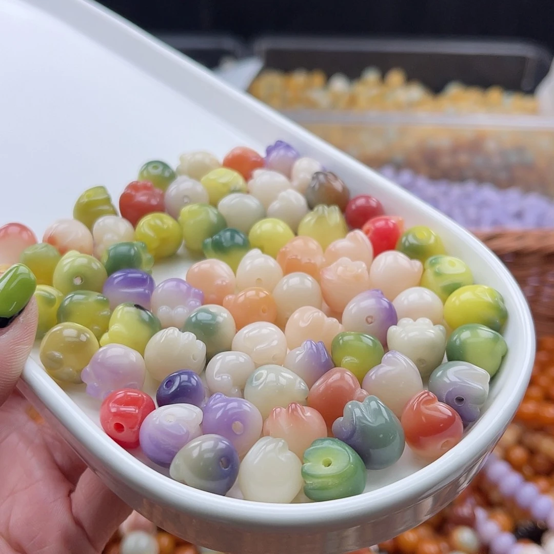 白玉菩提吊坠Z/12mm/10+10颗