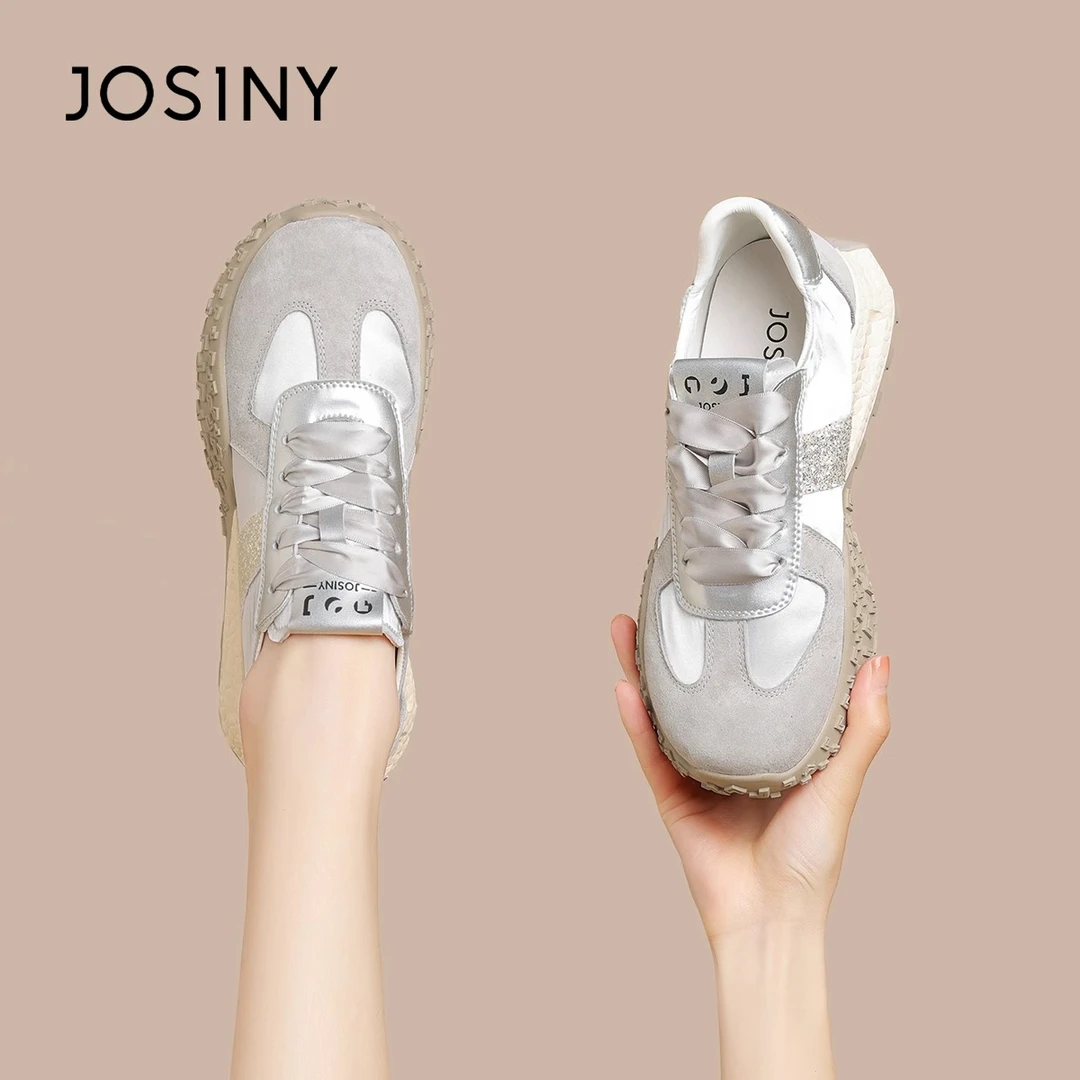 卓诗尼芭蕾德训鞋女生2025新款夏季爆款轻便百搭通勤休闲运动鞋子