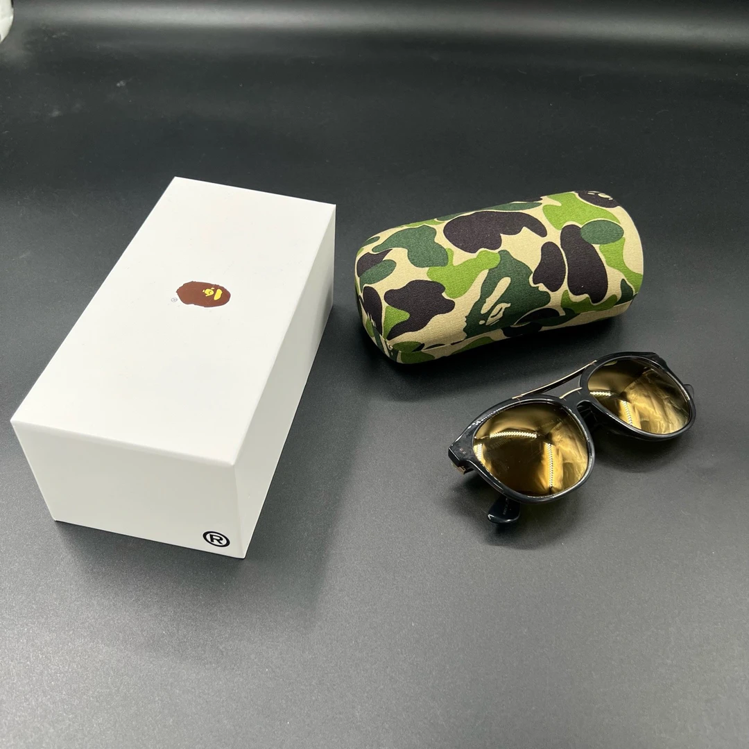 未使用 maje （ll）〔3〕BAPE 金色太阳镜 均码/全新05564