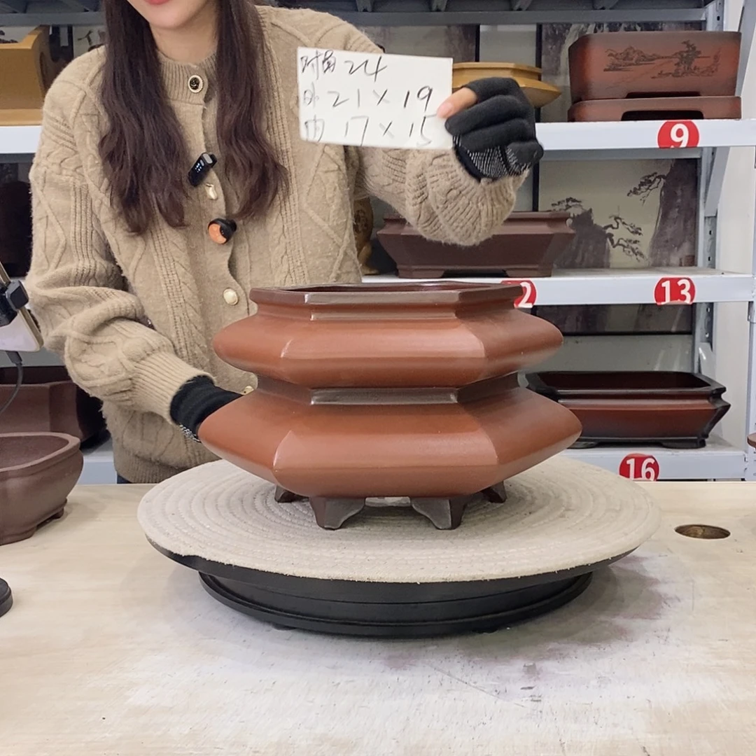 紫砂花盆紫砂花盆