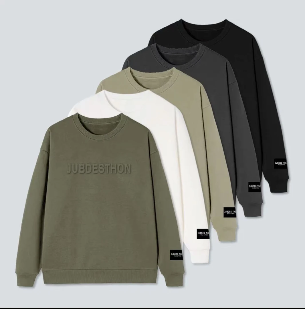 长袖男春装上衣薄款圆领ins字母春秋卫衣秋冬套头潮流休闲68