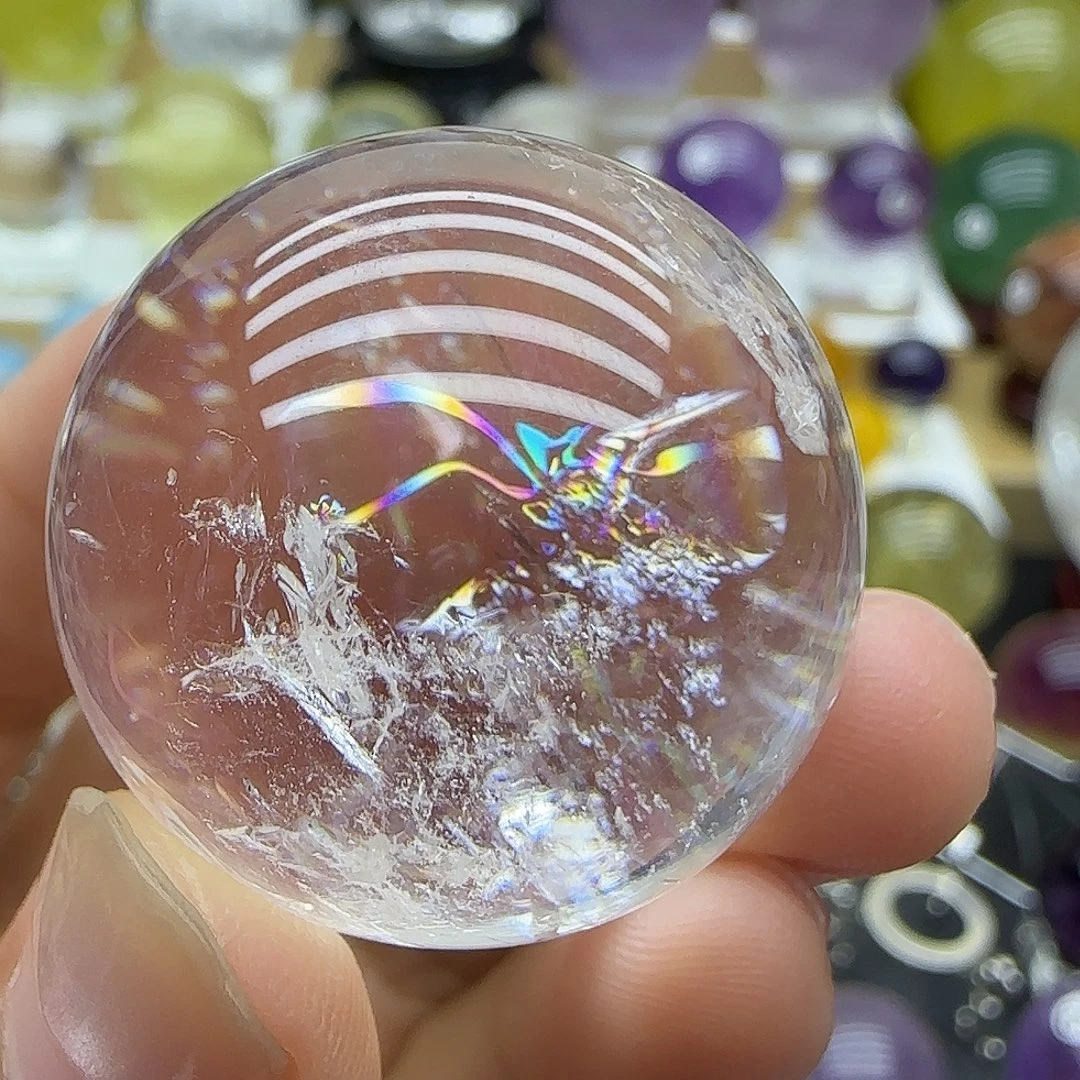 珠宝半成品未镶嵌水晶29.1mm