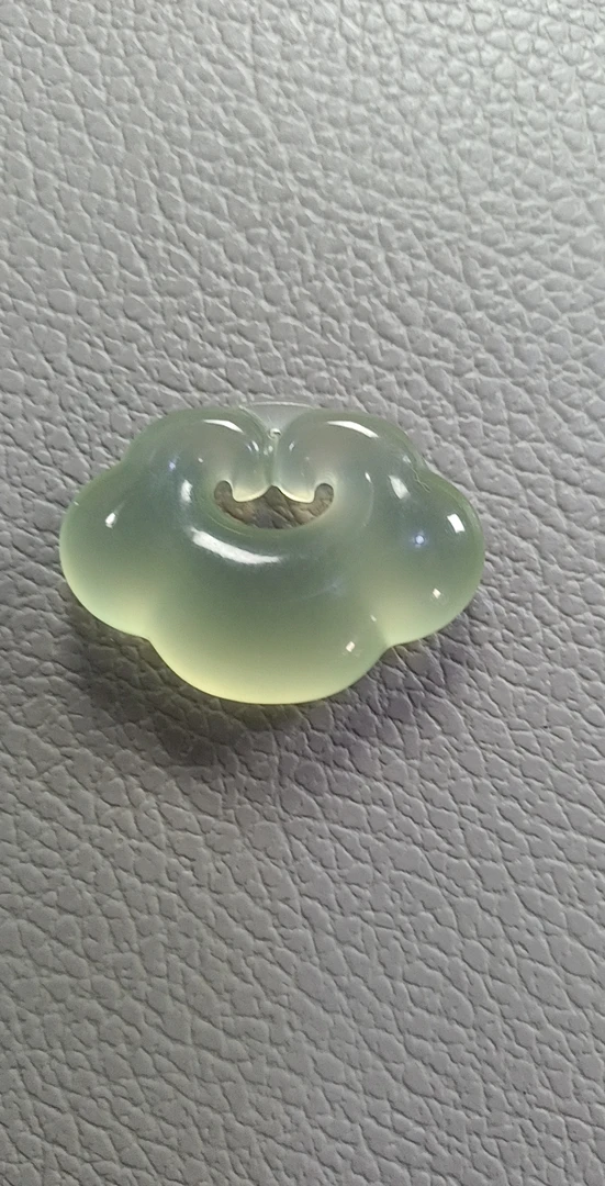 天然岫玉佛公吊坠