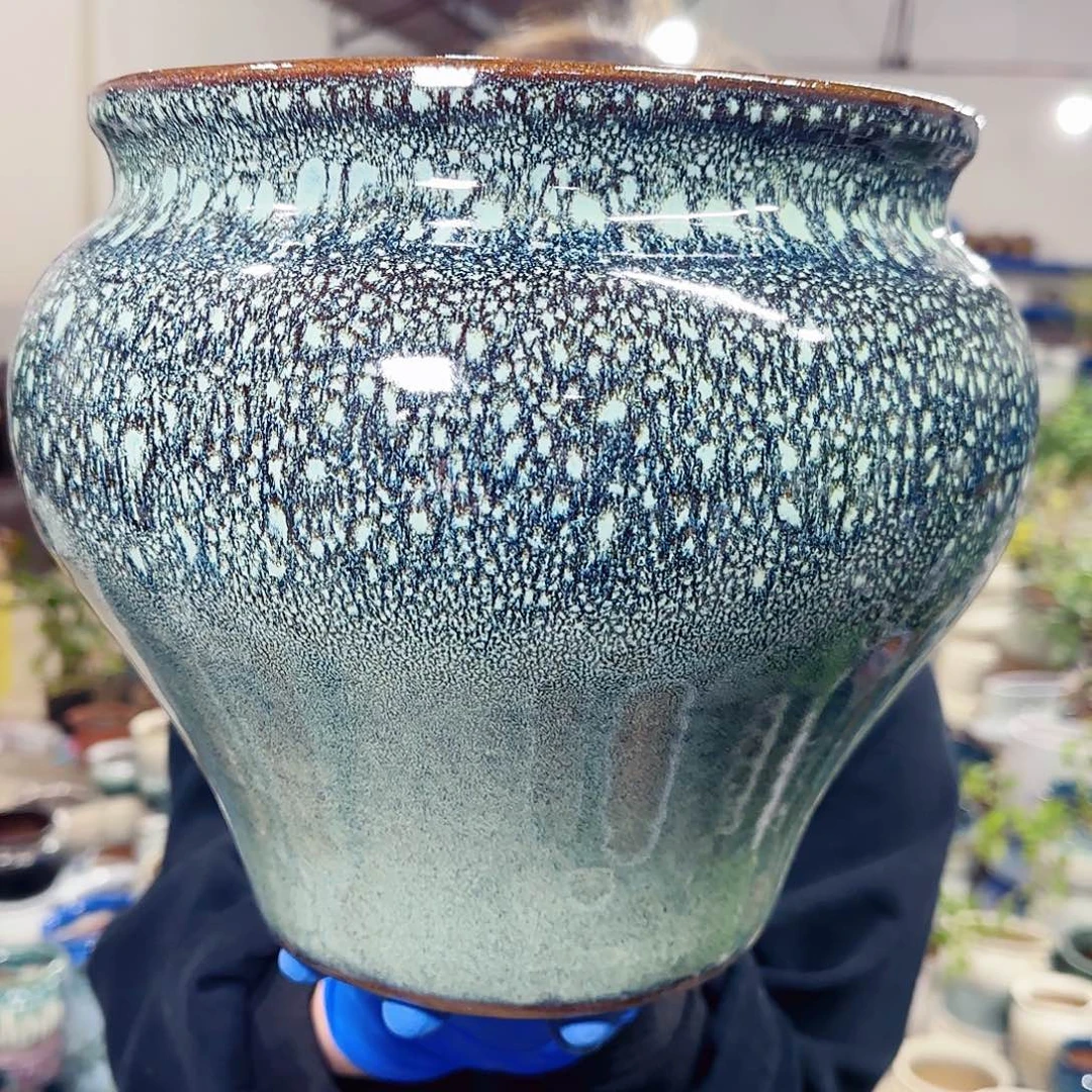 花盆紫砂高24口23