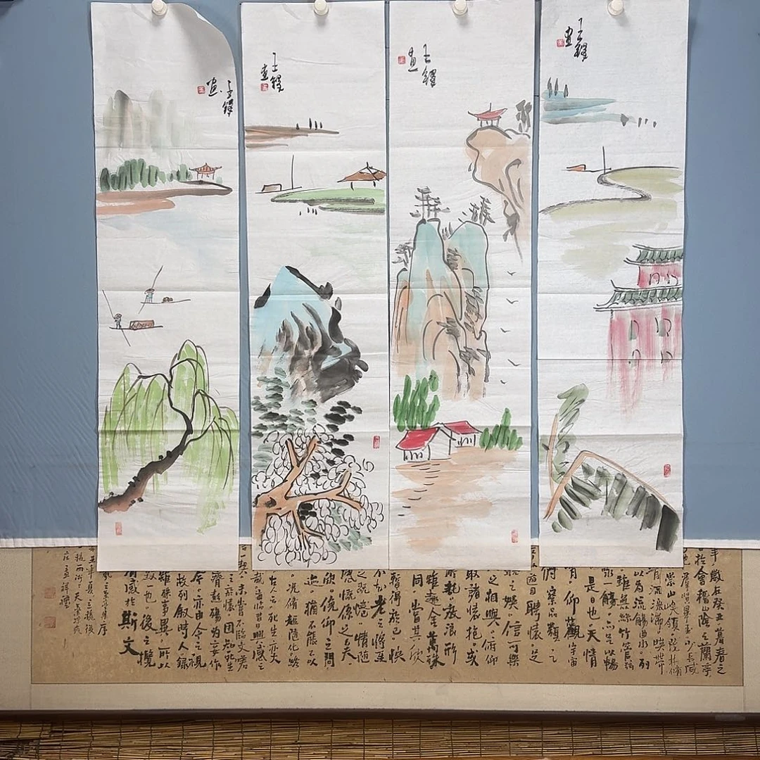 高***春国画1352 牡丹图画师