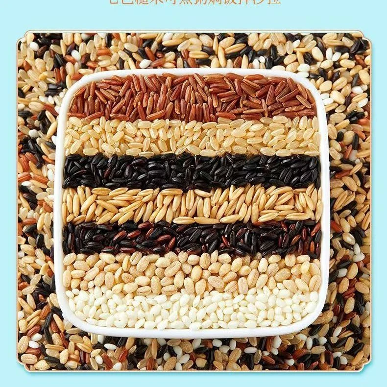 东北七色糙米全谷物袋装粗粮低脂饱腹五谷杂粮主食粗粮代餐糙米