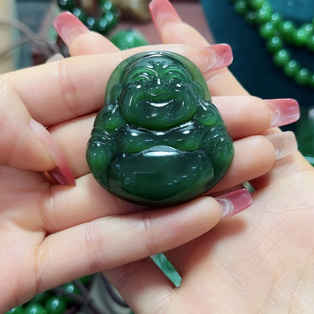 和田玉吊坠未镶嵌新*望