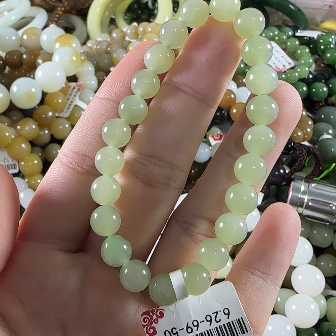 和田玉未镶嵌手链57
