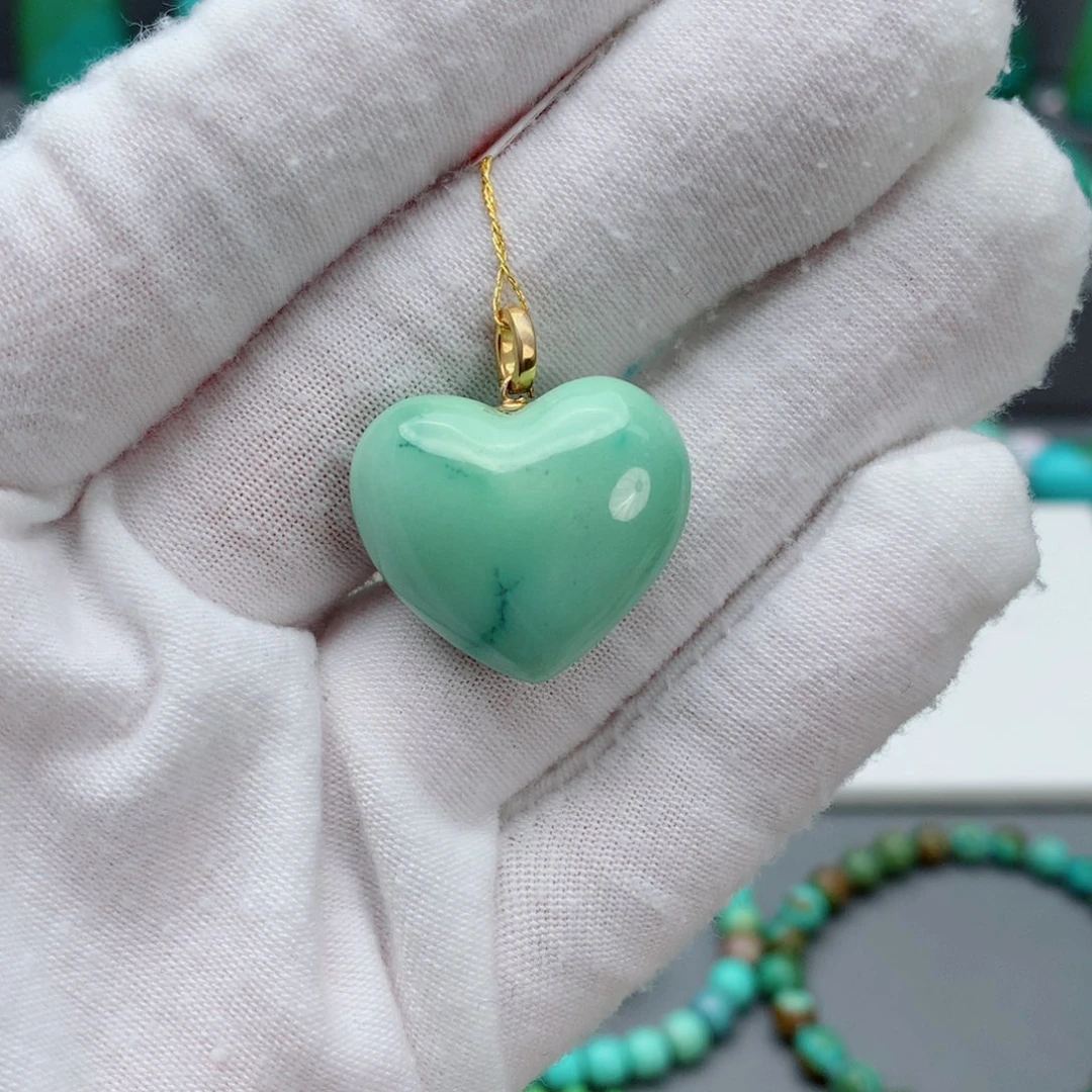 绿松石配饰18K金镶嵌