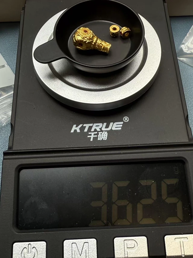 足金黄金纯金三通