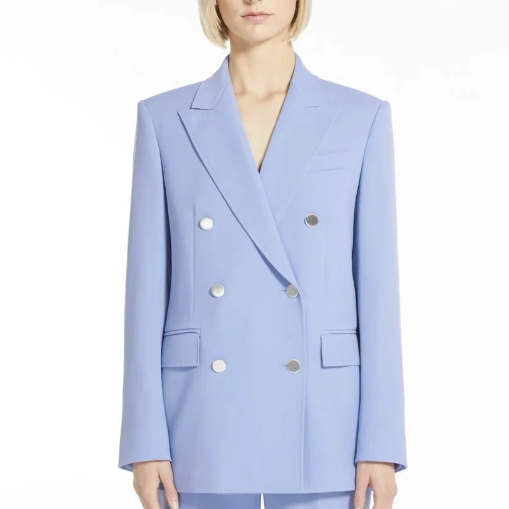 99新 MaxMara 蓝色西装外套/36码/B01945