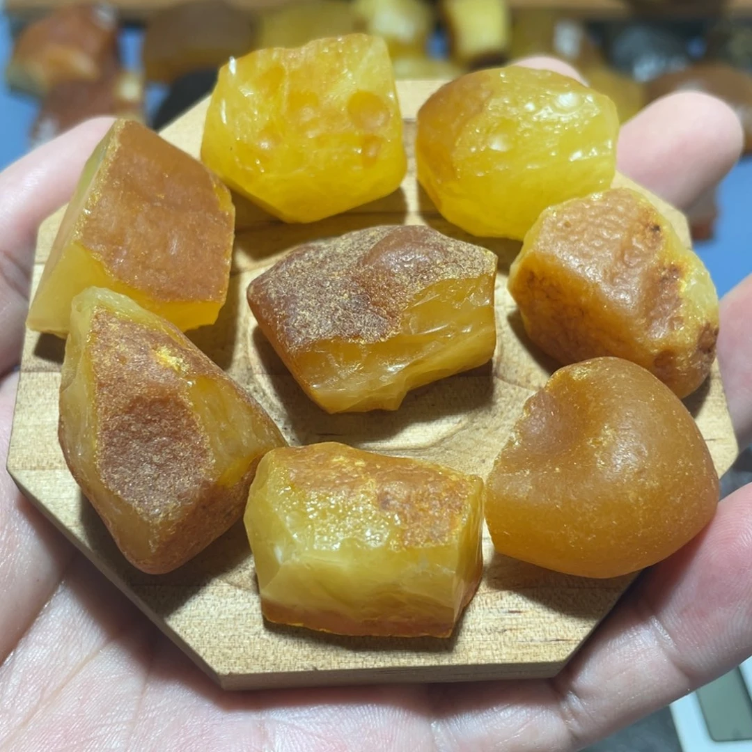 未镶嵌定制蜜蜡随形手串