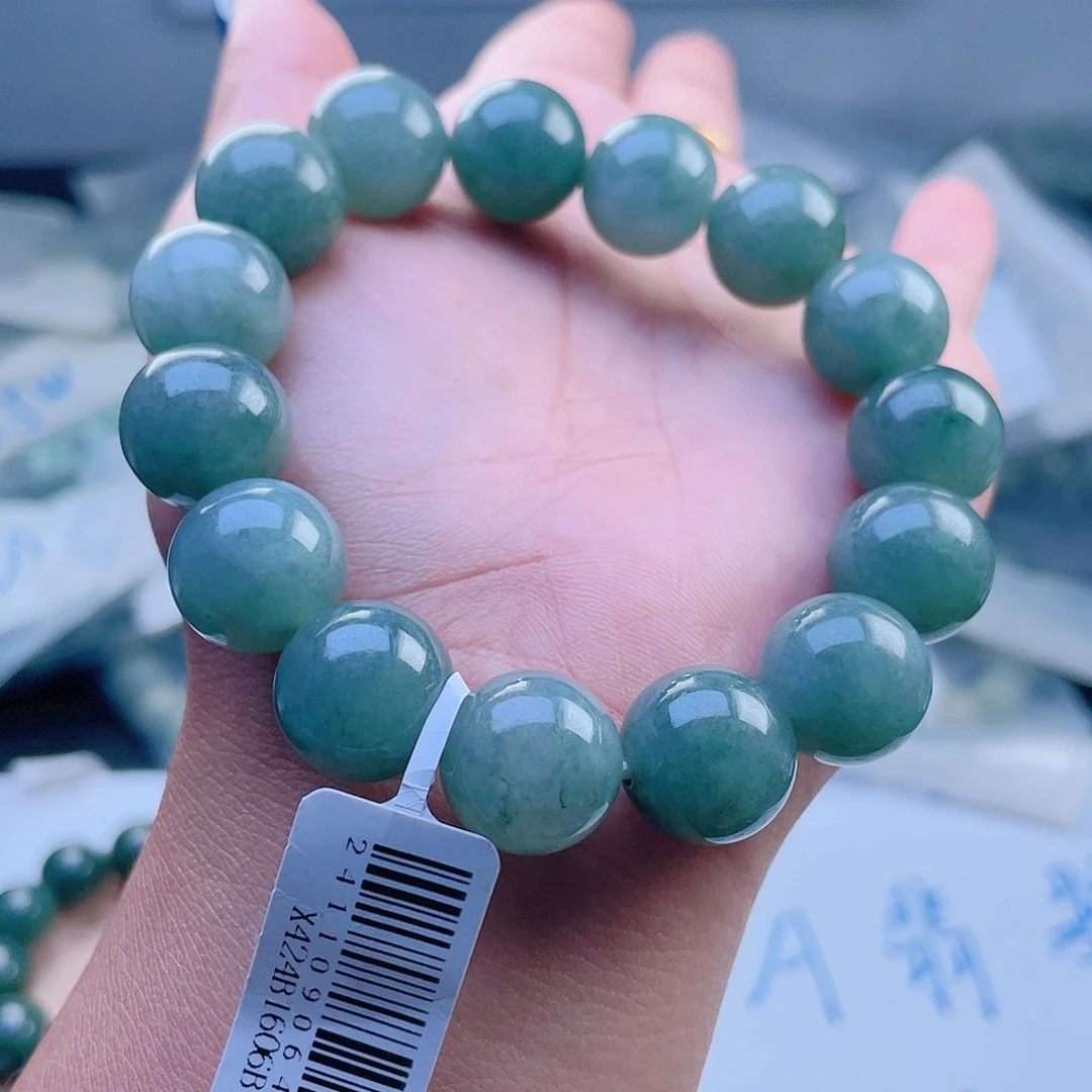 未镶嵌定制翡翠珠串