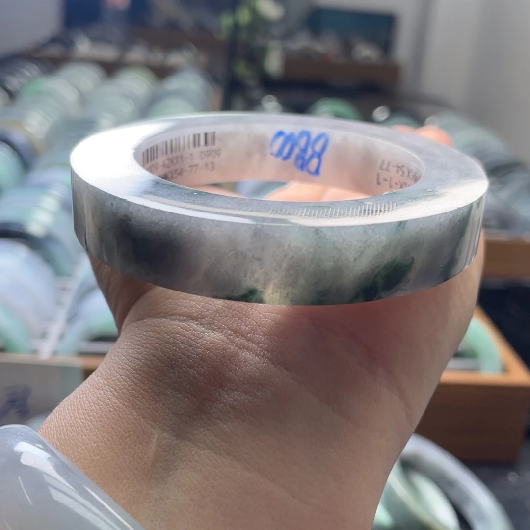 定制翡翠未镶嵌纯天然翡翠手镯定制