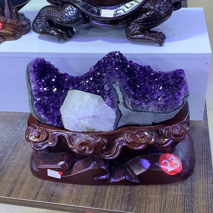 未镶嵌大型摆件（非配饰）紫晶