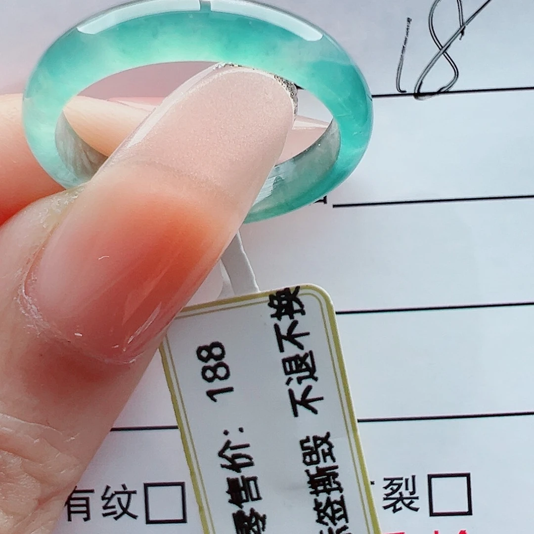 未镶嵌戒指翡翠豹***张戒圈