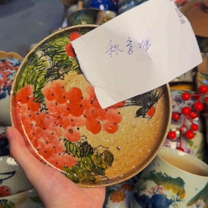 瓷片景德镇陶瓷手工手绘