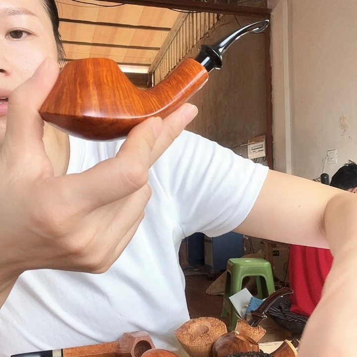 石楠木噜***8老严石楠烟斗