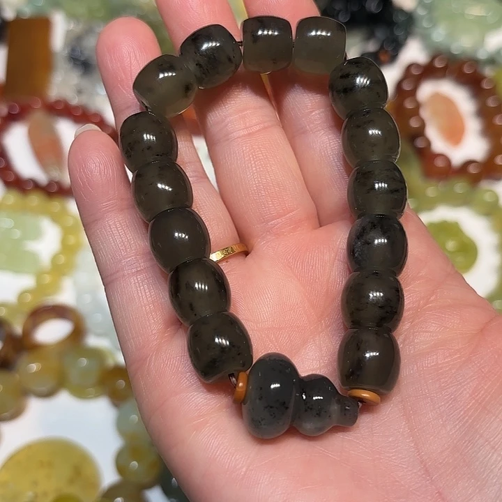 蛇纹石玉未镶嵌手串