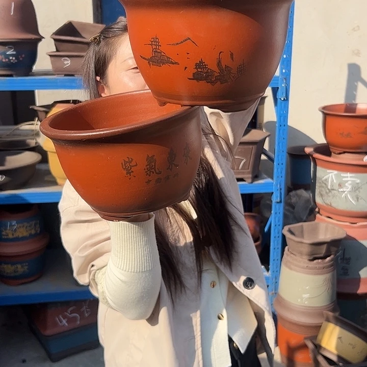 21/21紫气东来花盆