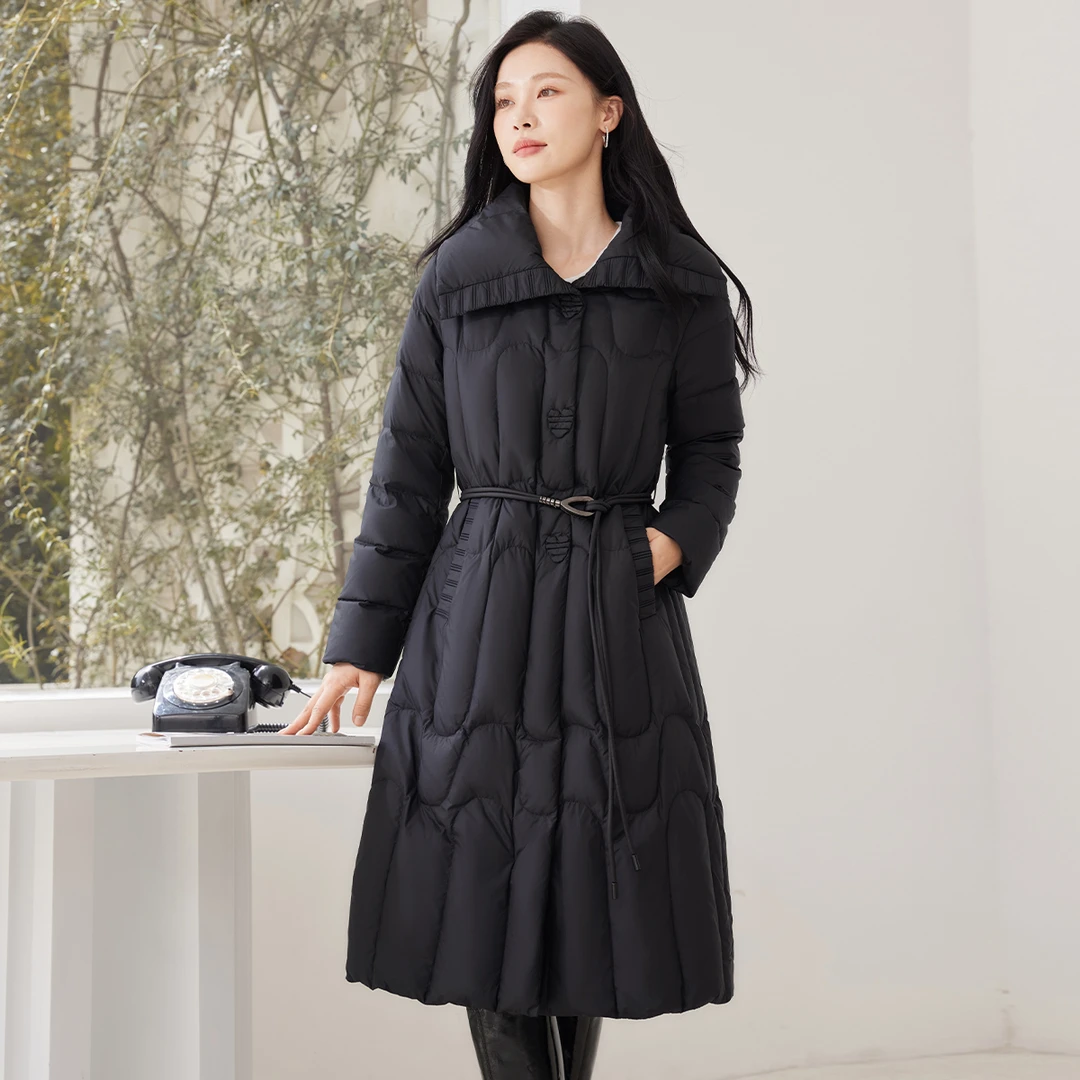 【直播专享】商场同款新品长款羽绒服D0944018