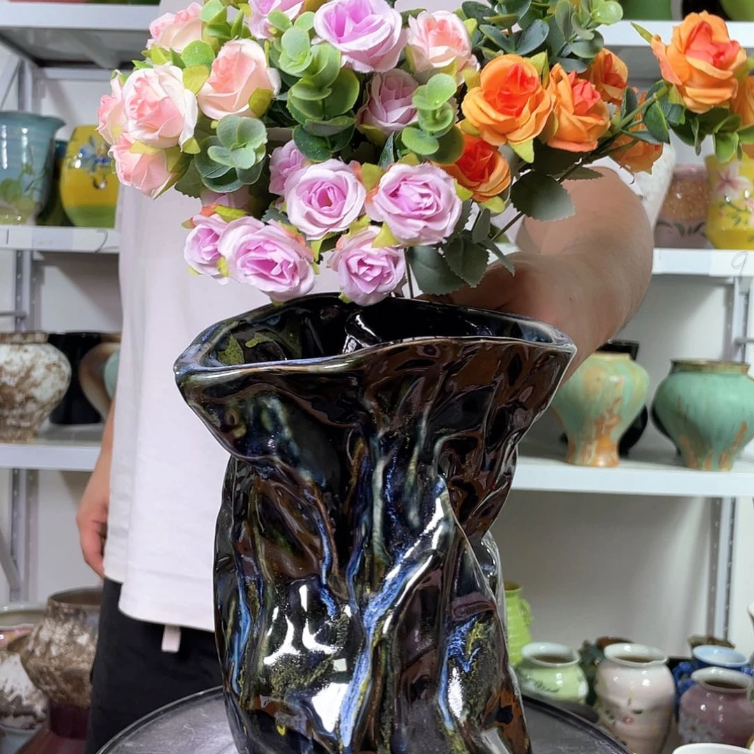 景德镇陶瓷花盆微瑕369