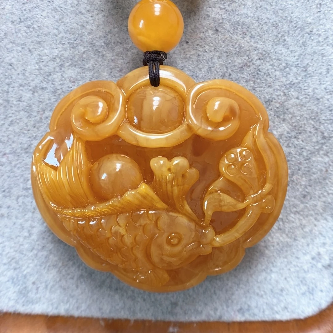 未镶嵌蜜蜡手串蜜蜡吊坠