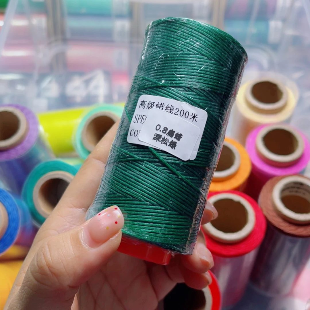 腈纶妙*0.8扁蜡深松绿