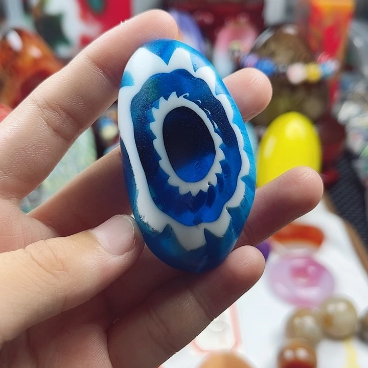 玛瑙/玉髓耳钉未镶嵌