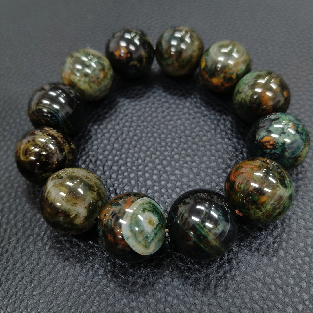 天然珠宝时尚九曲灵元药 师珠卡20手串（多样性拍一发一）