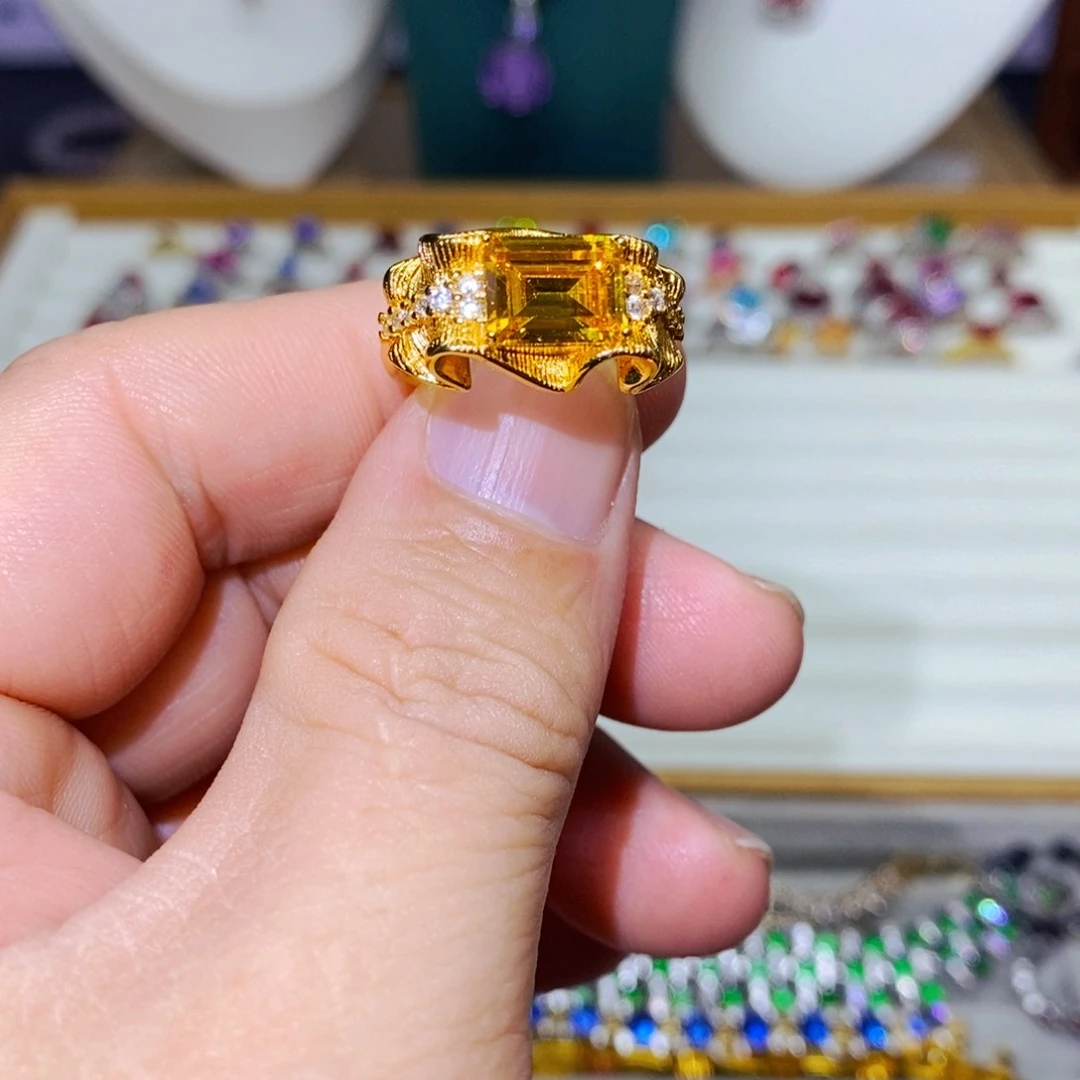 银S925镶嵌耳饰紫晶