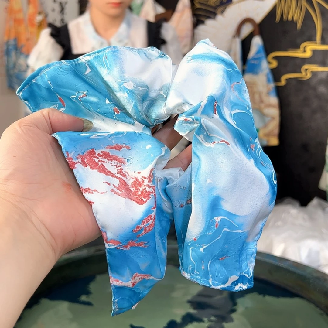 369缎面发圈手作饰品