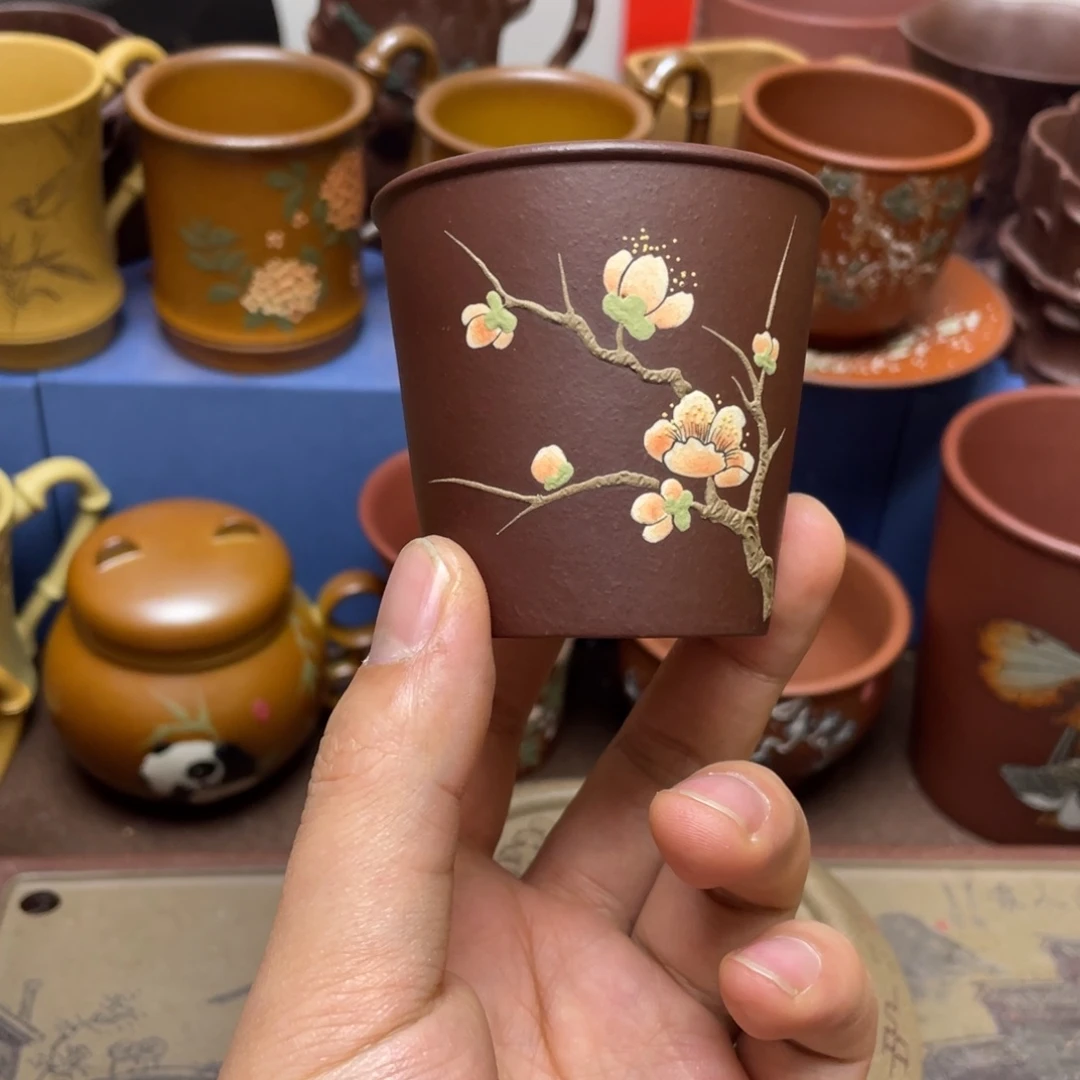 紫砂茶杯紫砂主人杯100cc