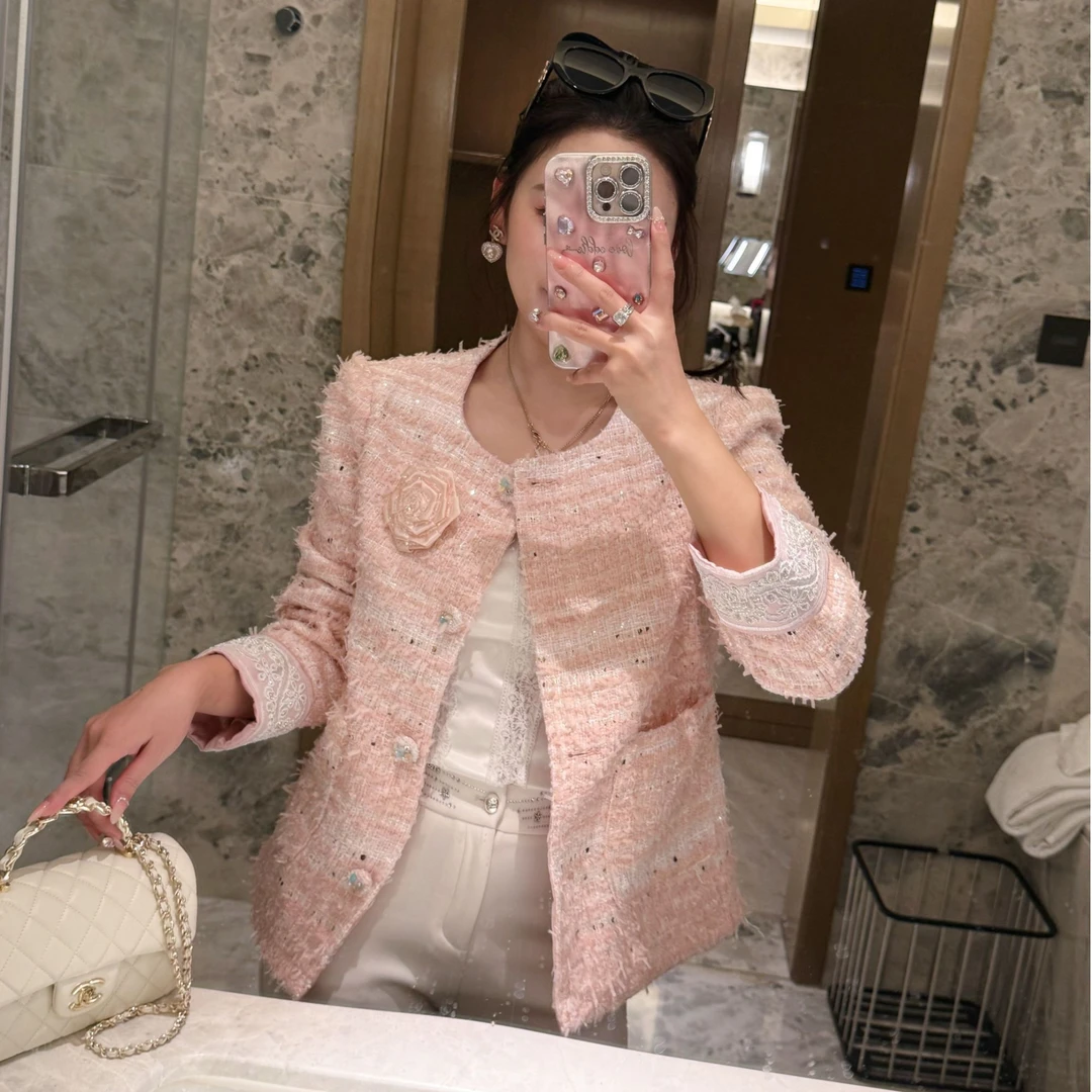 2025赫斯蜜语早春气质高级感小香风外套