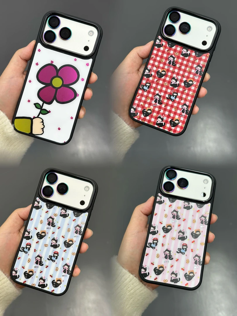 鎏金 磁吸 磨砂 创意卡通  手机壳