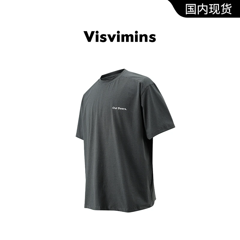 【品牌撤柜】Visvimins短袖男夏季5A抗菌户外潮牌徒步速干运动T恤
