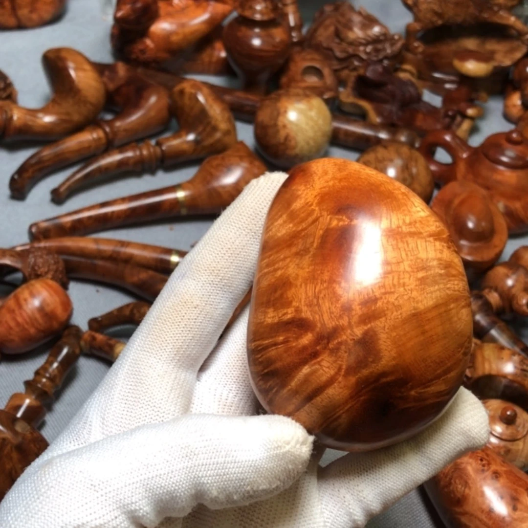 【闪购商品】木昨****天麻梨疙瘩火琉璃手把件